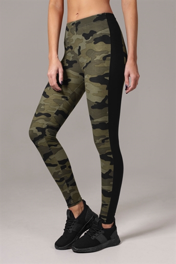 Ladies Camo Stripe Leggings